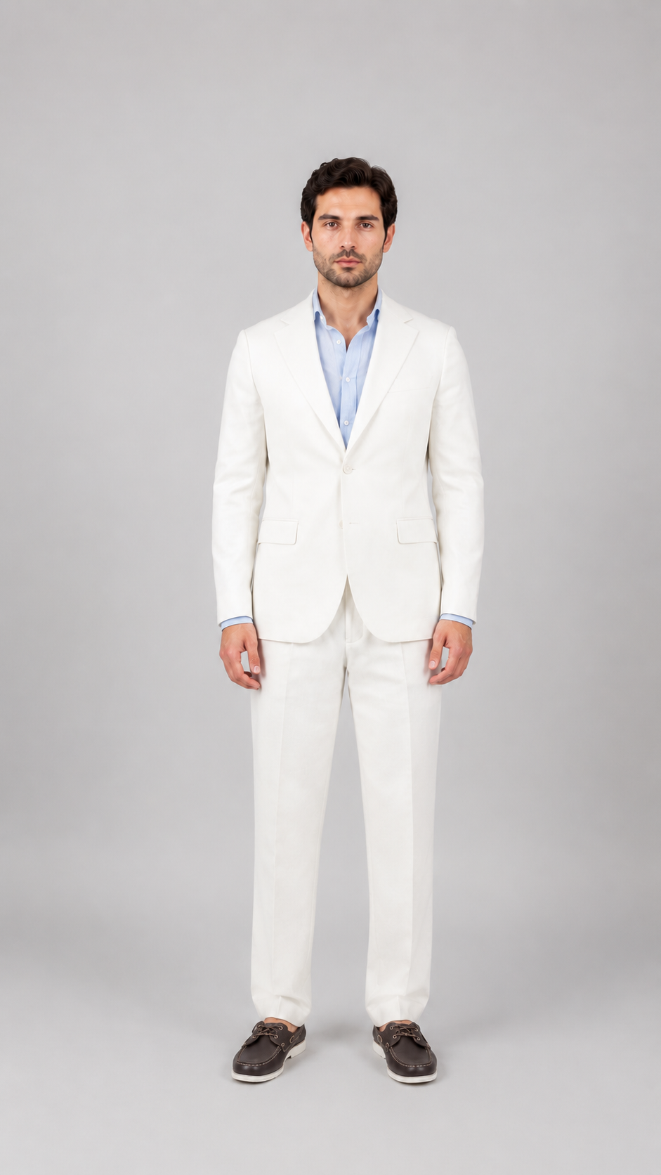Abito in Lino Uomo “Leopardi” – Eleganza Estiva e Raffinatezza Naturale
