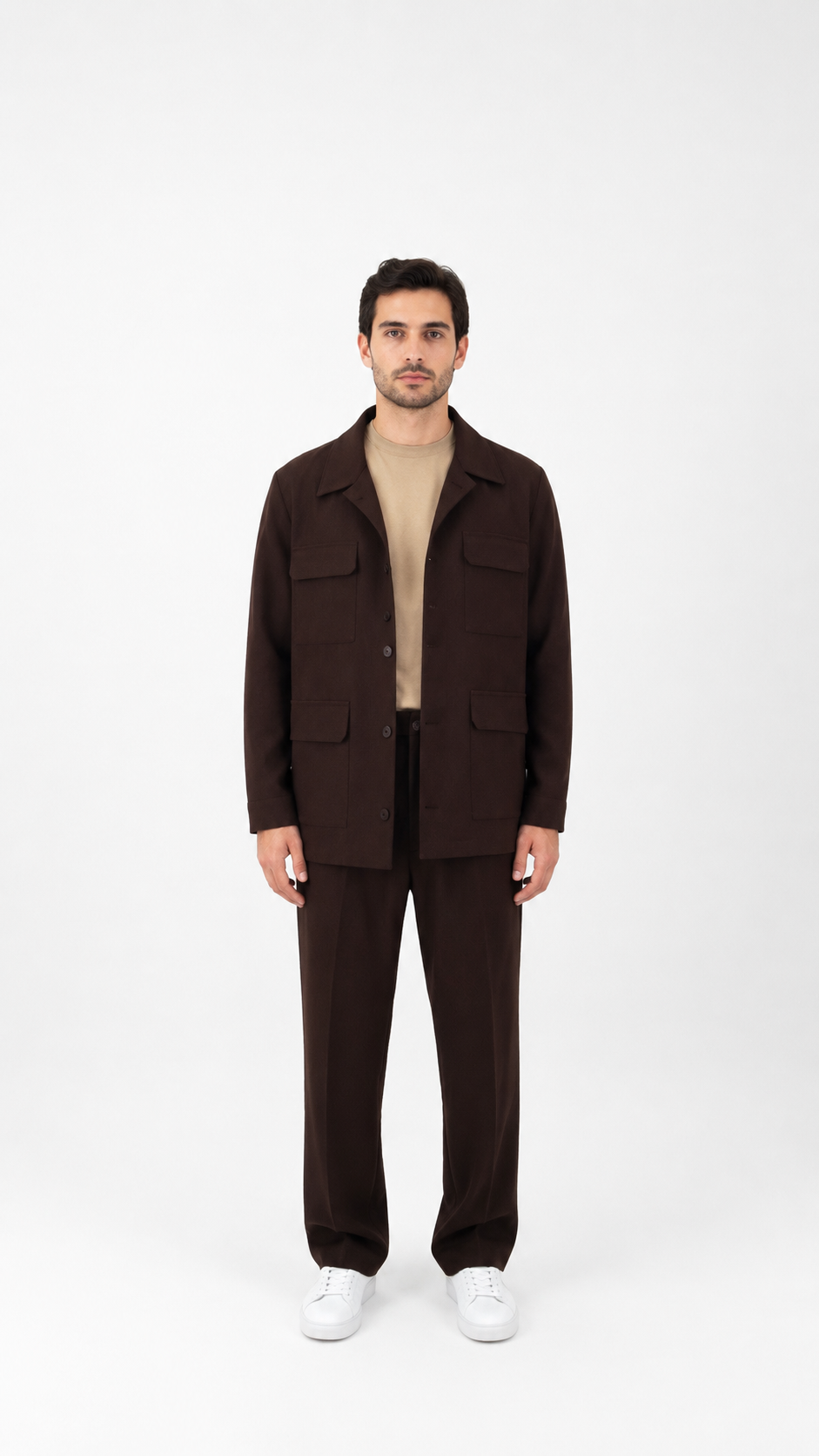 Abito Uomo Oversize “Pasolini” – Eleganza Contemporanea e Volumi Decisi