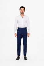 Pantalone Vita Alta Uomo “Visconti” – Eleganza Sartoriale e Dettaglio Iconico
