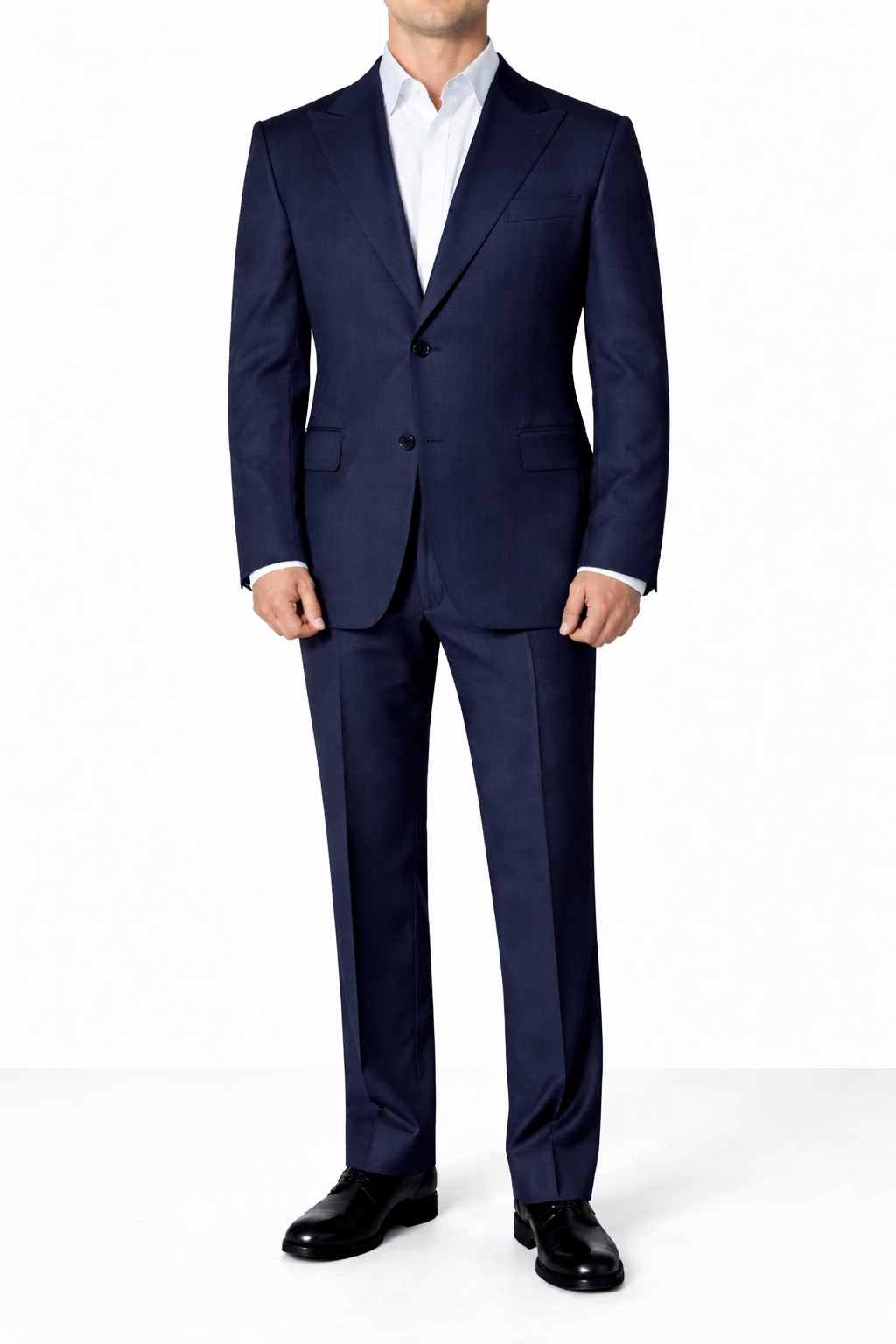 Abito Leonardo Monopetto Blu Navy