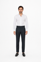 Pantalone Vita Alta Uomo “Visconti” – Eleganza Sartoriale e Dettaglio Iconico
